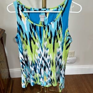 Chicos print microfiber tank